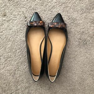 J.Crew patent flats